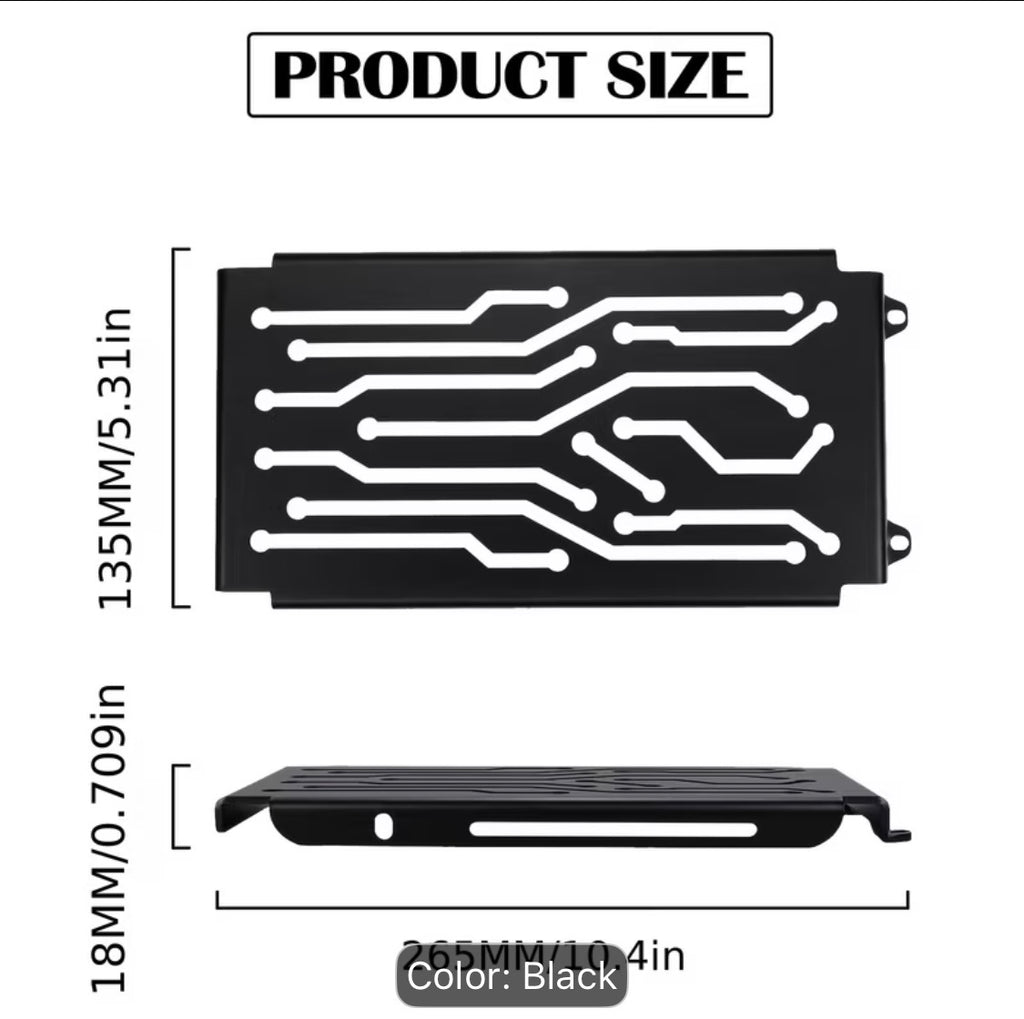 Black Aluminum Surron LBX Controller Cover